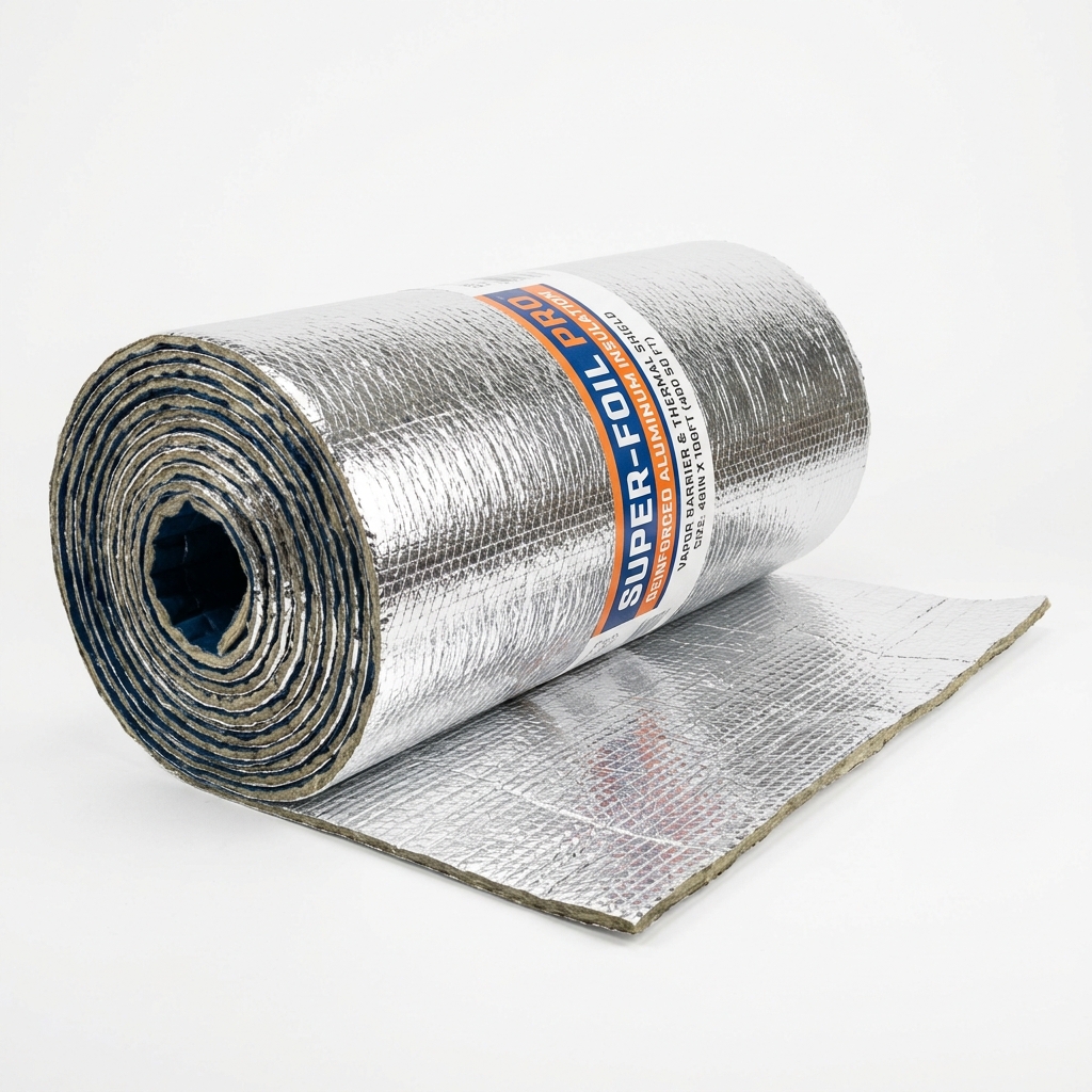 Giấy Bạc Cách Nhiệt Chống Cháy 1 Mặt